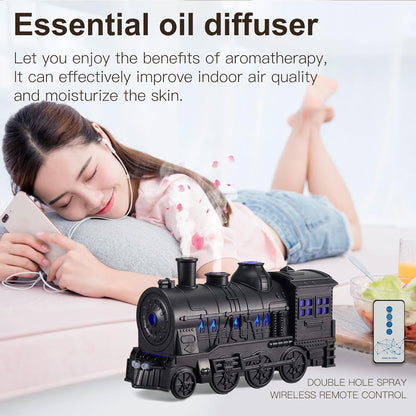Humidificador Tren de Vapor con Luz LED