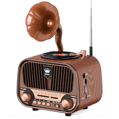 Radio Vintage Meier 1319™ (Diseño toca discos vintage decorativo)